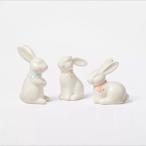 3pc Ceramic Easter Rabbit Set - Spritz